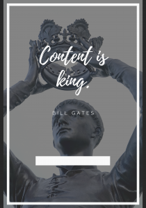 king content marketing mantra